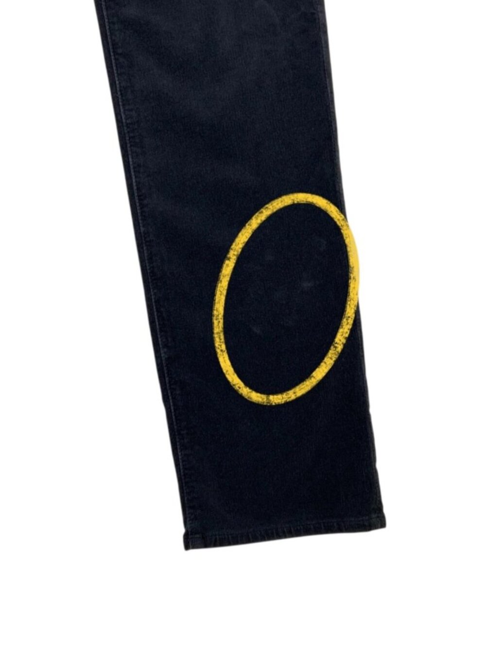 AG Adriano Goldschmied Alexxis High Rise Vintage Straight Corduroy Jean 26 Black - Picture 6 of 13
